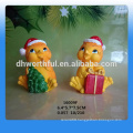 Factory directly Christmas gift painted resin figurines